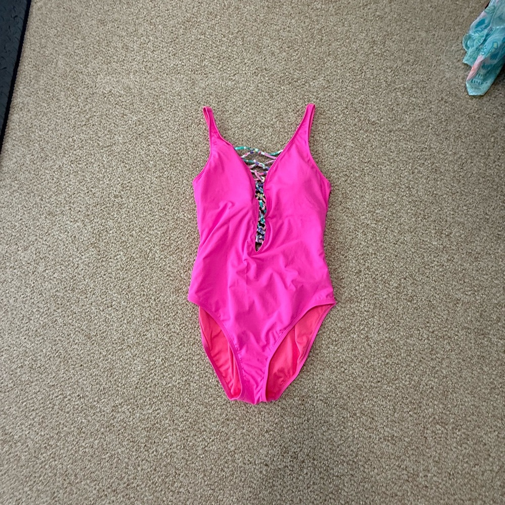 Lilly Pulitzer Vibrant Pink One-Piece Swimsuit